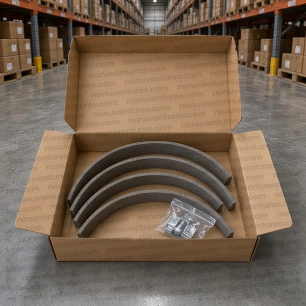 Mahindra CJ340 Brake Lining Set — export grade spare part